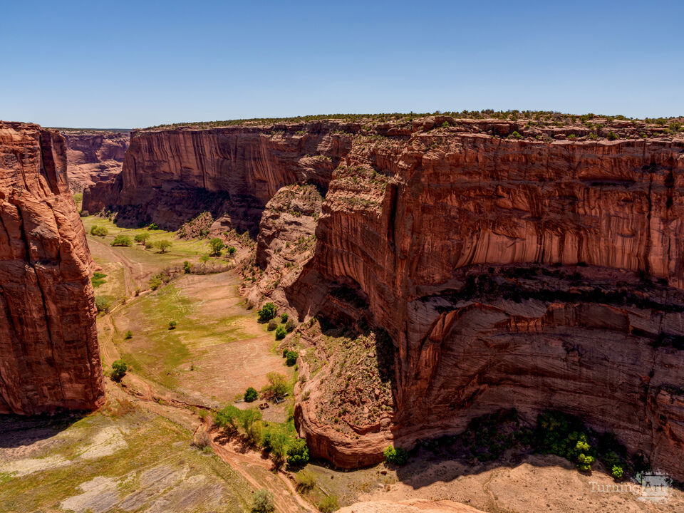 Valley Beside Navajo Fortress Rock