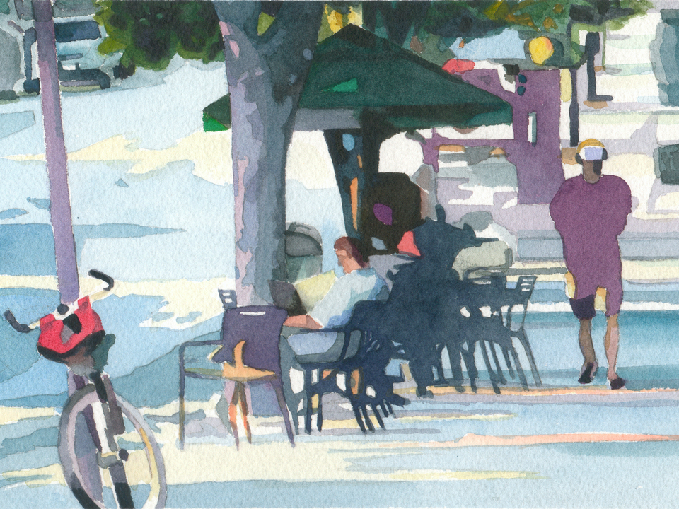 Summer Evening Shadows