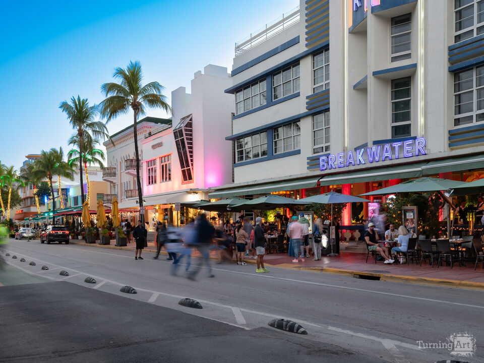 Art Deco district in Miami