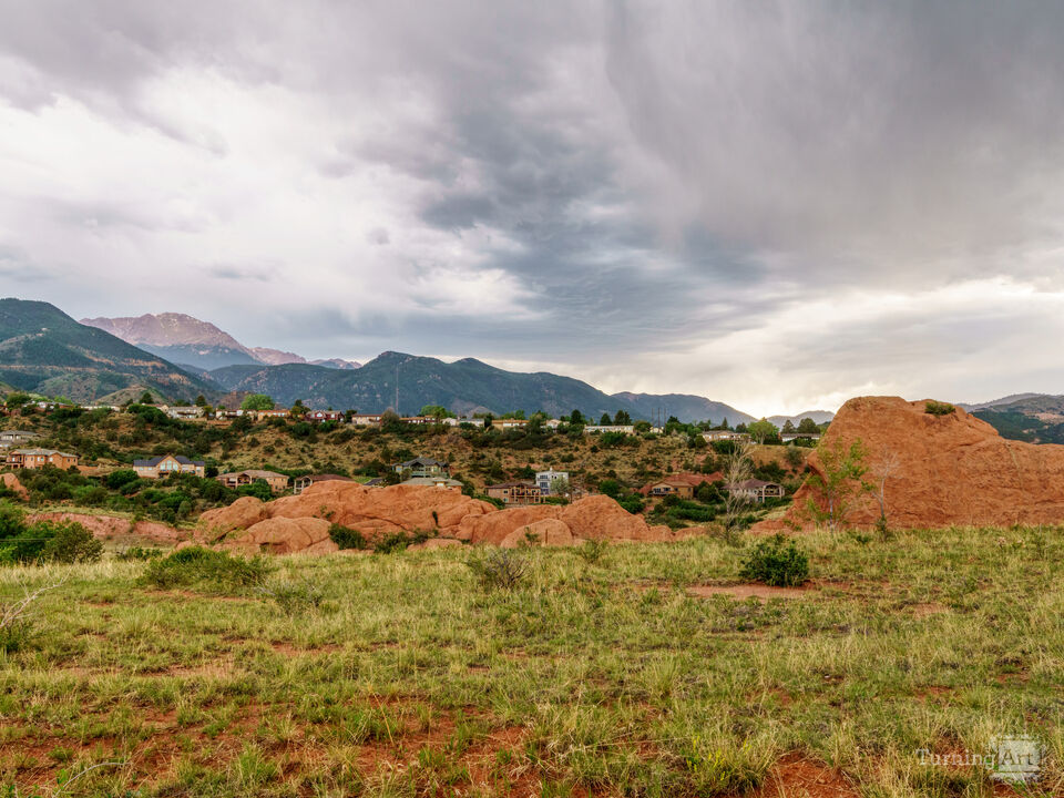 Storm Light On Pikes Peak