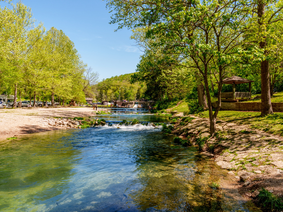 Spring Afternoon At Roaring River State Park