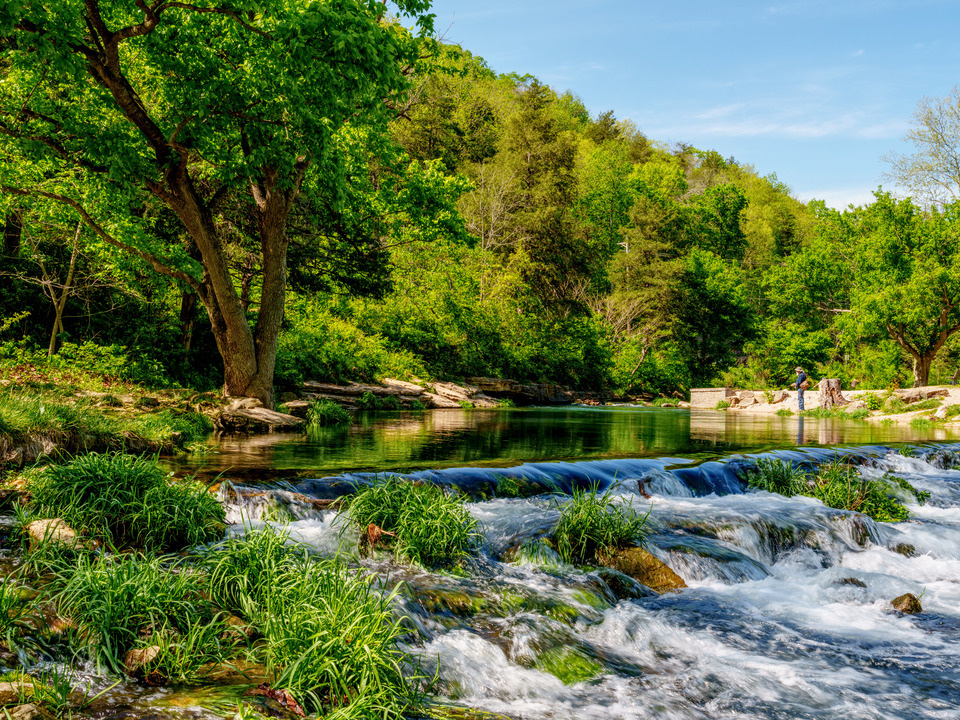 Spring Calm At Roaring River