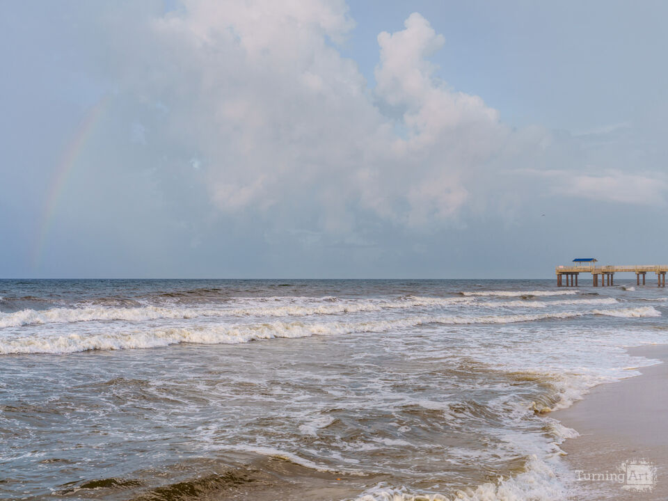 Orange Beach Alabama Morning Rainbow