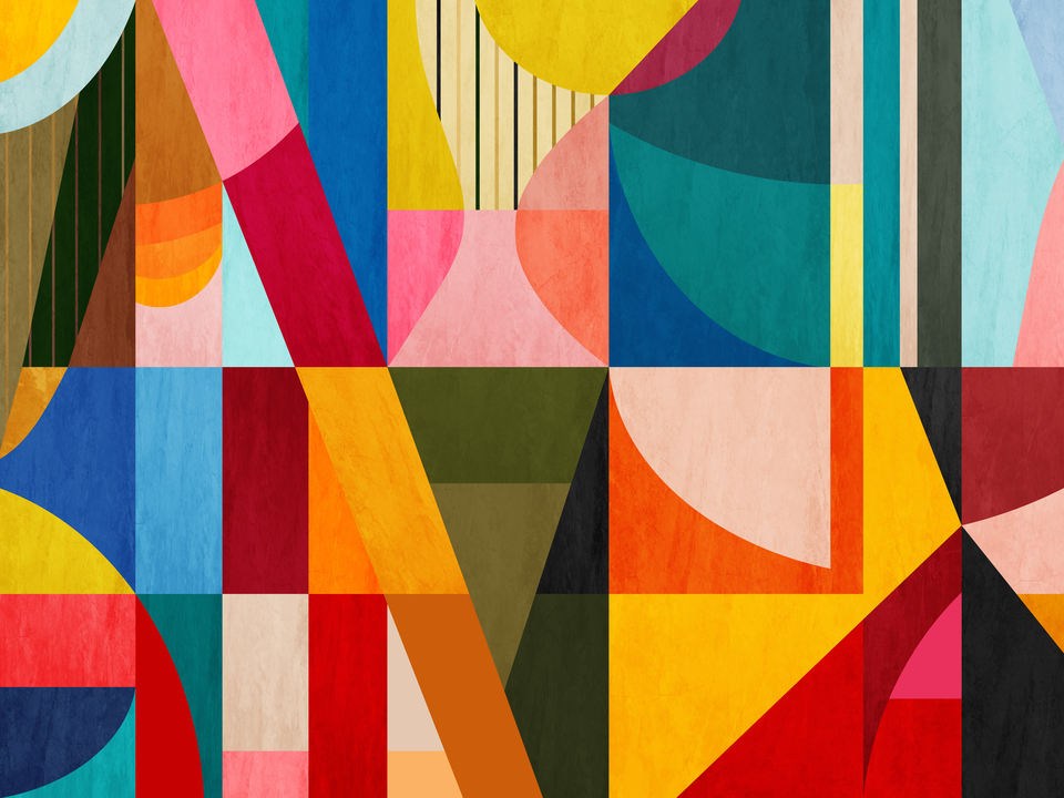 Contemporary Geometric Mosaic