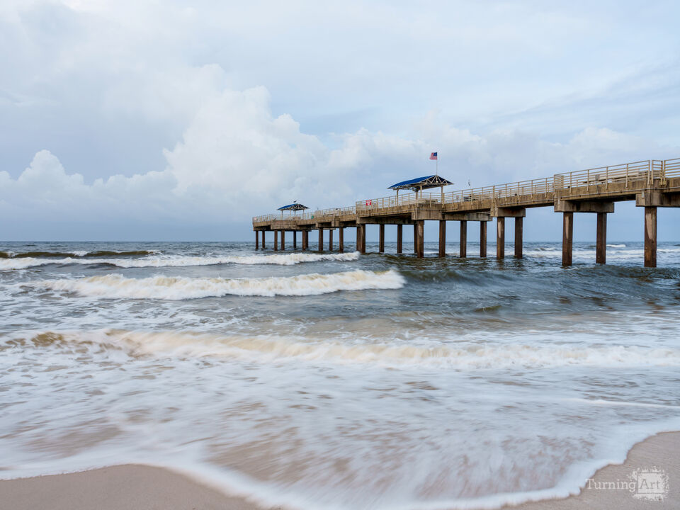 Gulf Morning Tide At Orange Beach
