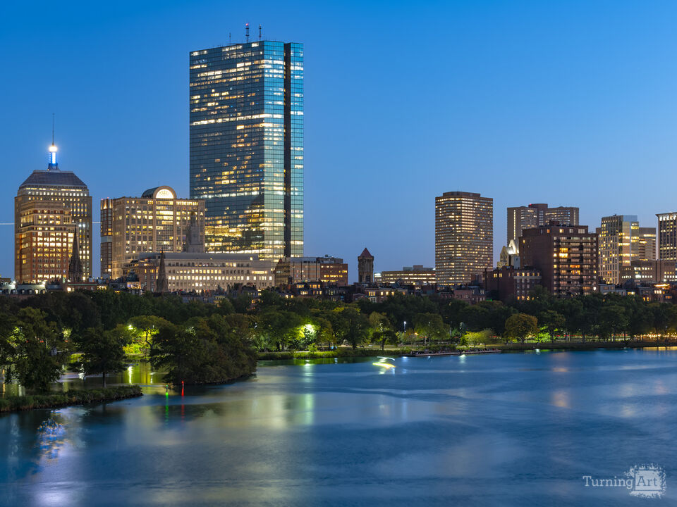 Boston city skyline
