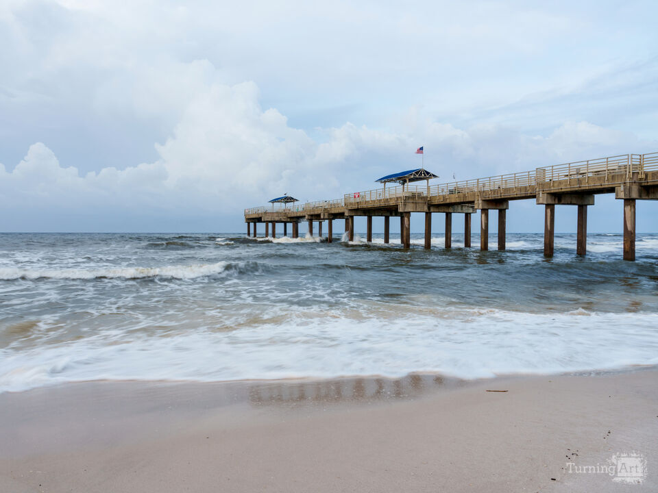 Orange Beach Gulf Pier Reflections