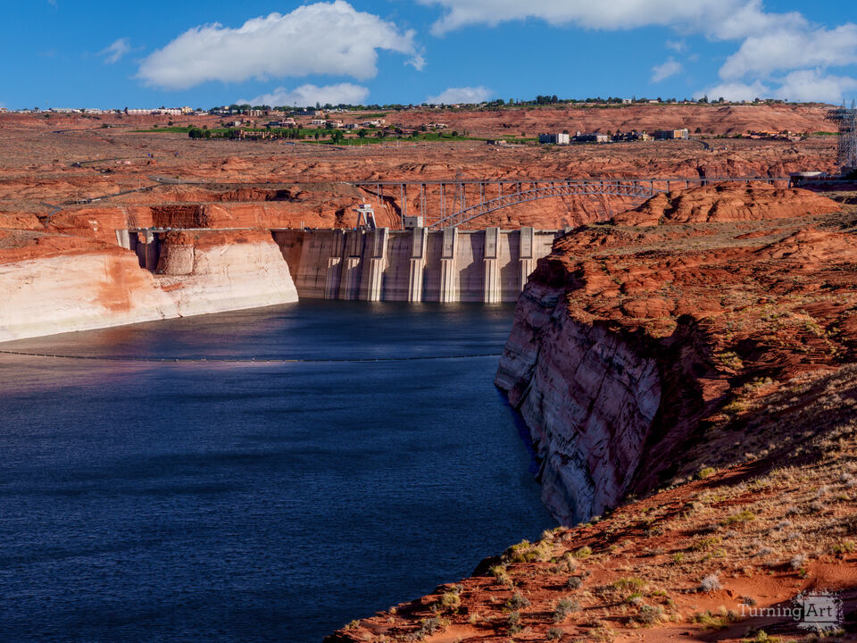 Glen Canyon Dam Lake Powell View