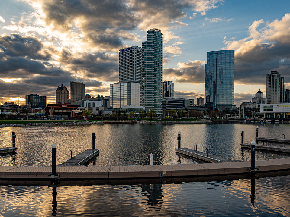 Sunset at the Marina