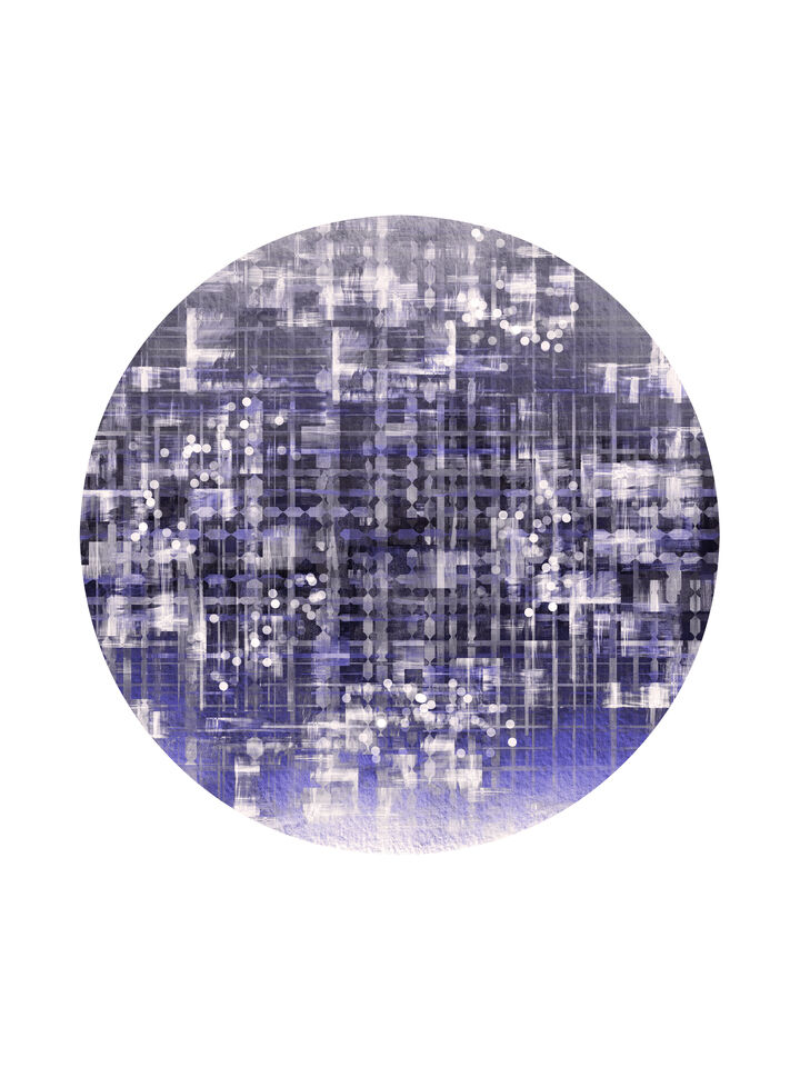 LIVING ON THE EDGE 12 BOLD - ABSTRACT GEOMETRIC PAINTING