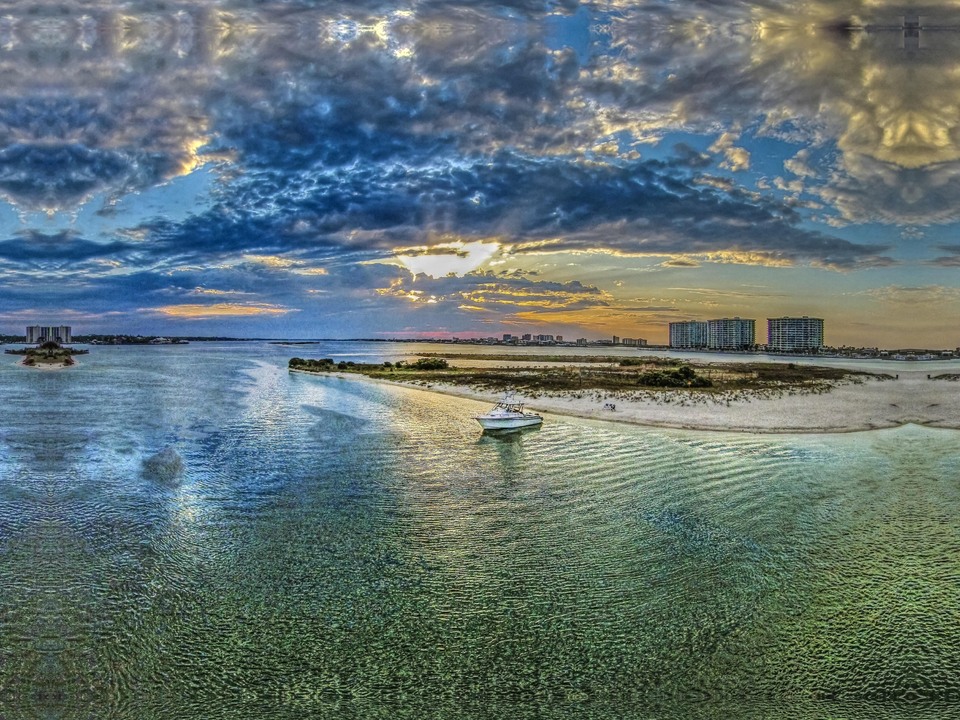 Emerald Waters and Dramatic Skies Coastal Alabama