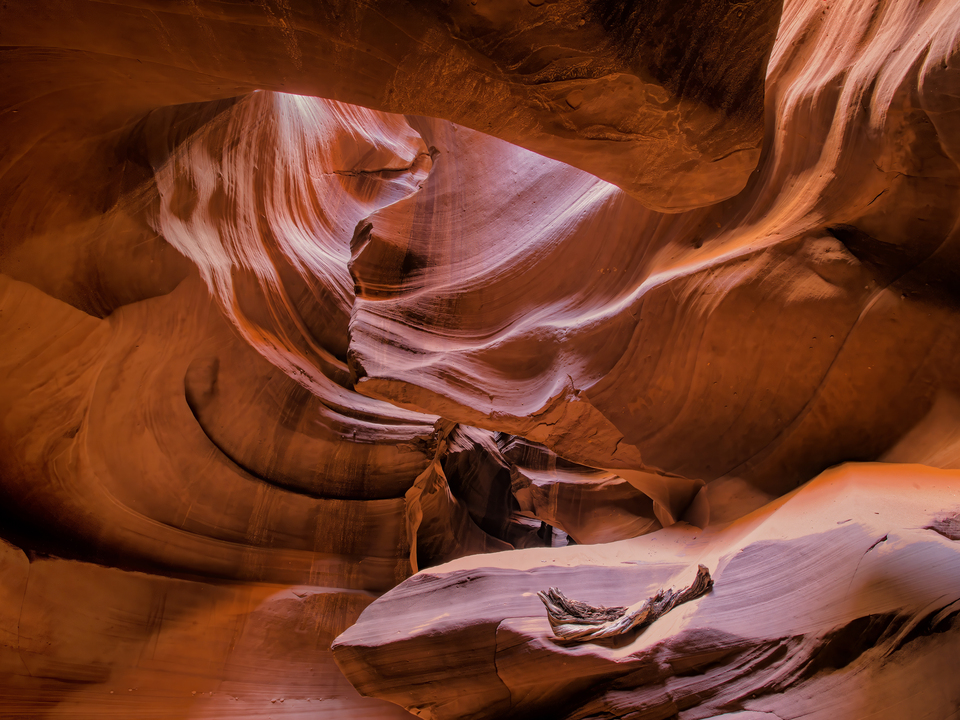 Sculpted Navajo Sandstone, Antelope Canyon