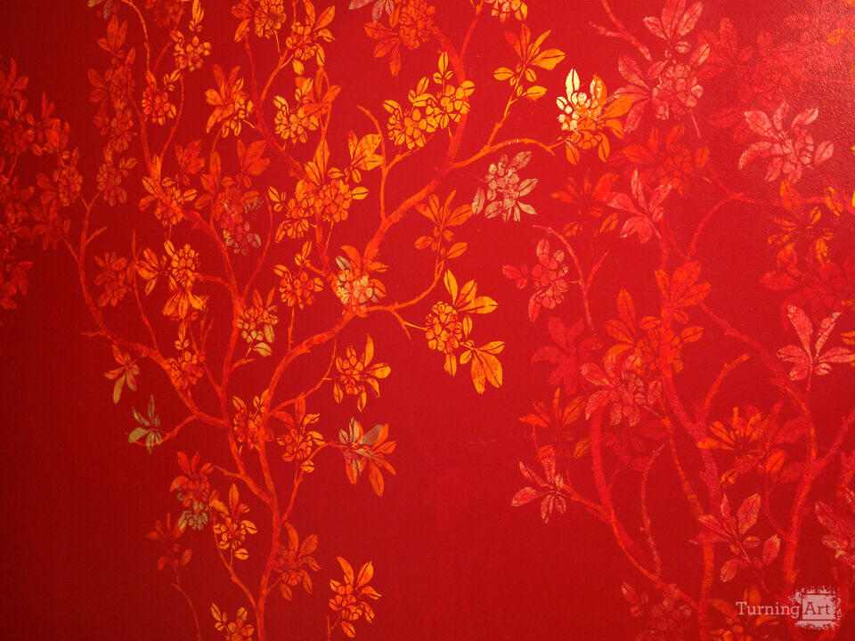 Gold Cherry Blossoms