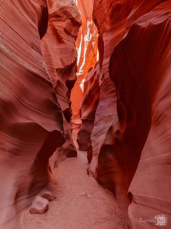 Secrets In Sandstone Slot Canyon