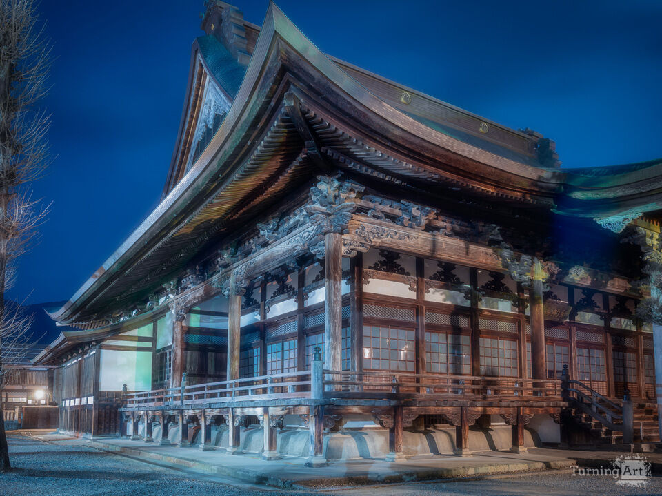 Blue Hour Temple
