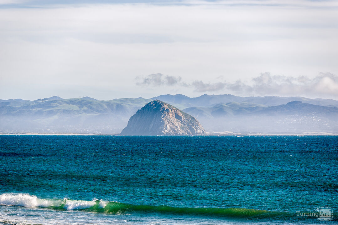 Morro Rock by the Sea - From Cayucos