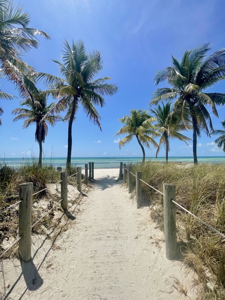 Key West Tropical Shoreline Entrance
