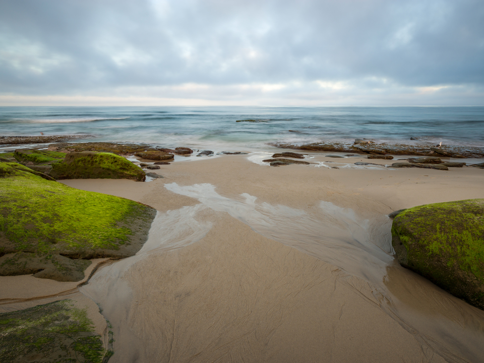 Tides Quiet Breath - La Jolla, California Coast