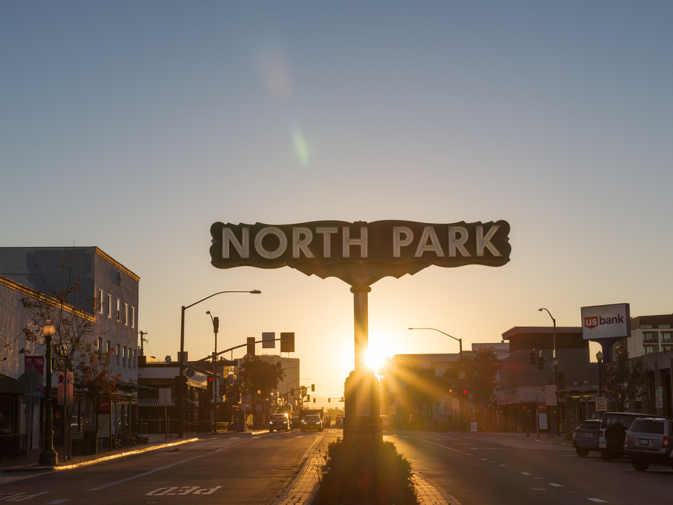 North Park Sunrise Street View