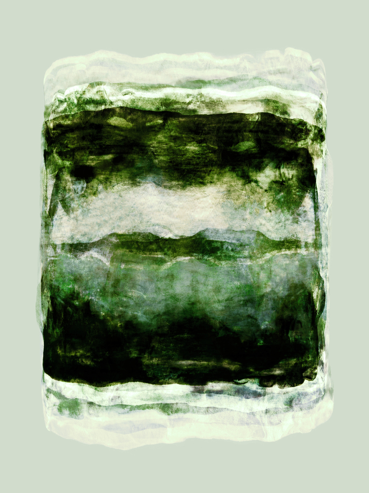 NEITHER HERE NOR THERE 3 - ABSTRACT BRUSHSTROKES PAINTING