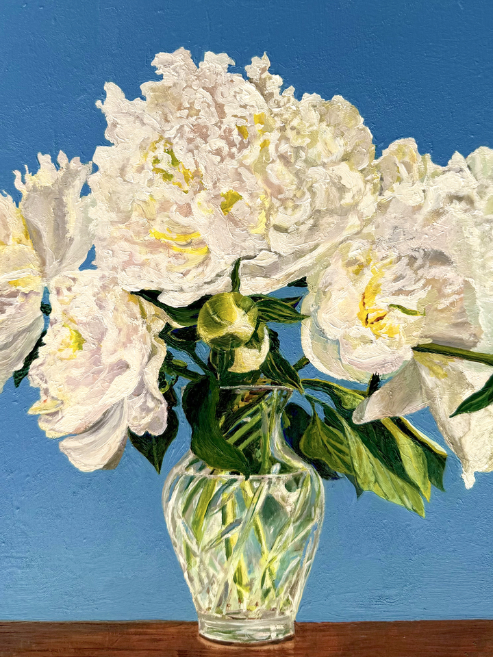  White Peonies