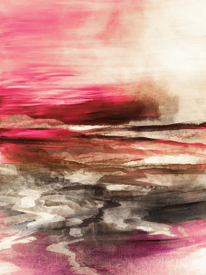 THE DISTANCE AHEAD 1 - ABSTRACT LANDSCAPE PAINTING