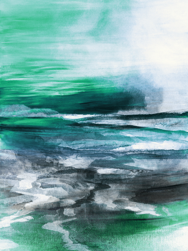 THE DISTANCE AHEAD 2 - ABSTRACT LANDSCAPE PAINTING