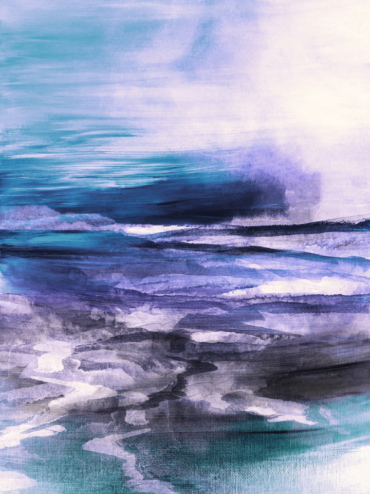 THE DISTANCE AHEAD 3 - ABSTRACT LANDSCAPE PAINTING