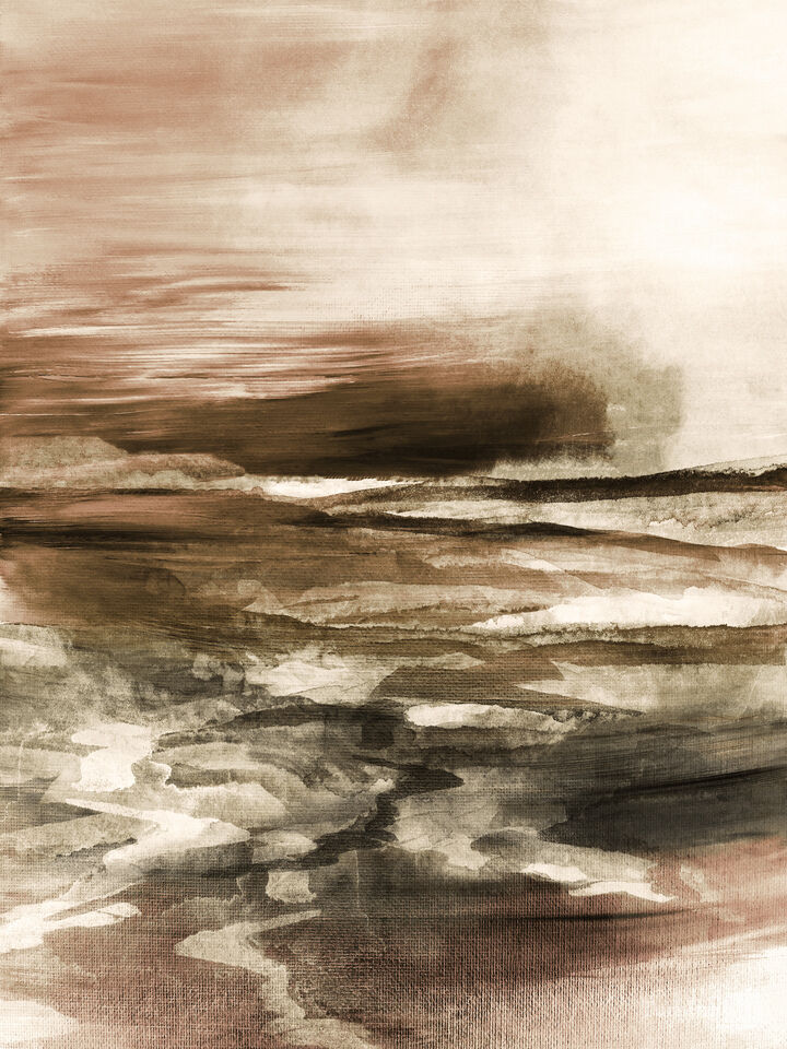 THE DISTANCE AHEAD 5 - ABSTRACT LANDSCAPE PAINTING
