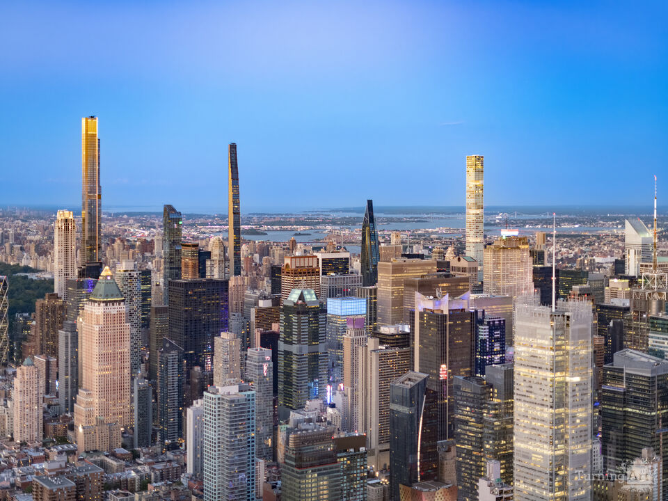 Elevated view of Manhattan