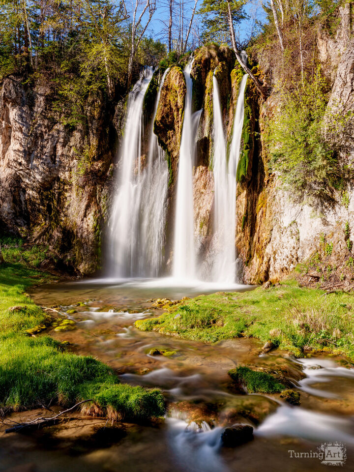Spearfish Falls South Dakota Vertical