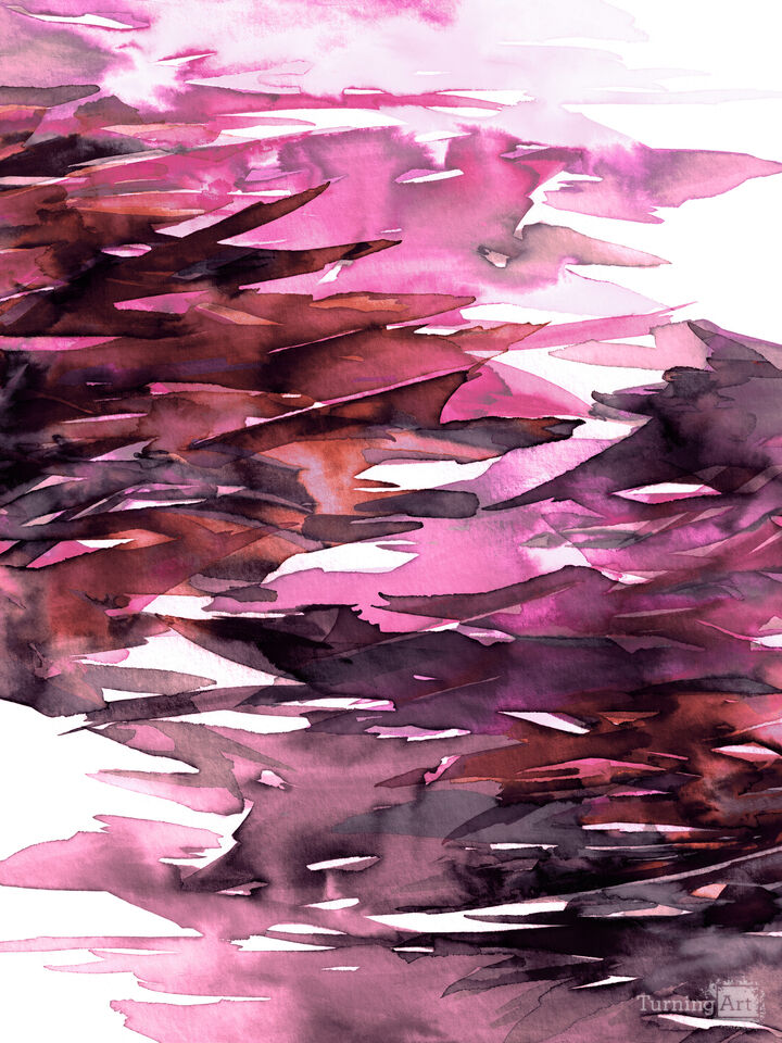 FERVOR 10 - COLORFUL WATERCOLOR ABSTRACT PAINTING