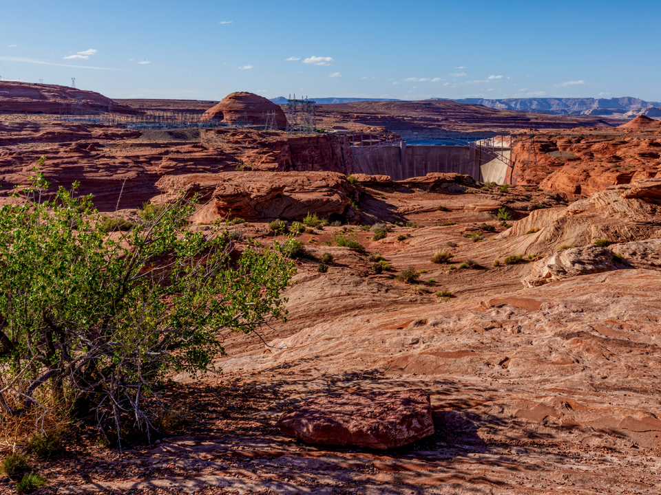 Unique View Of Glen Canyon Dam