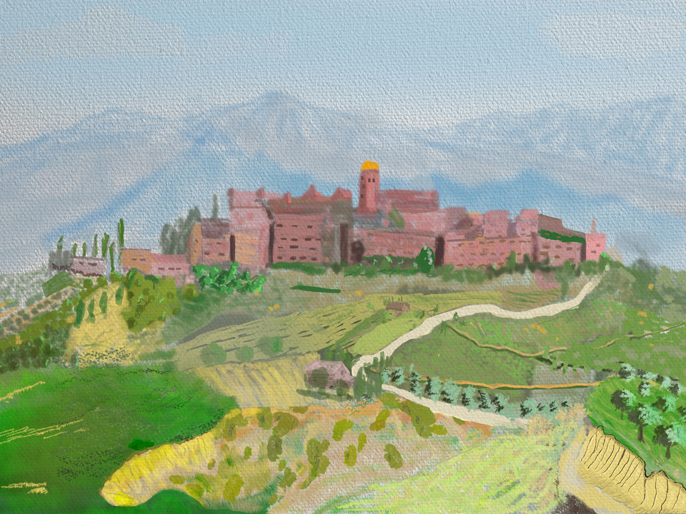 Tuscan Hilltop Town 4