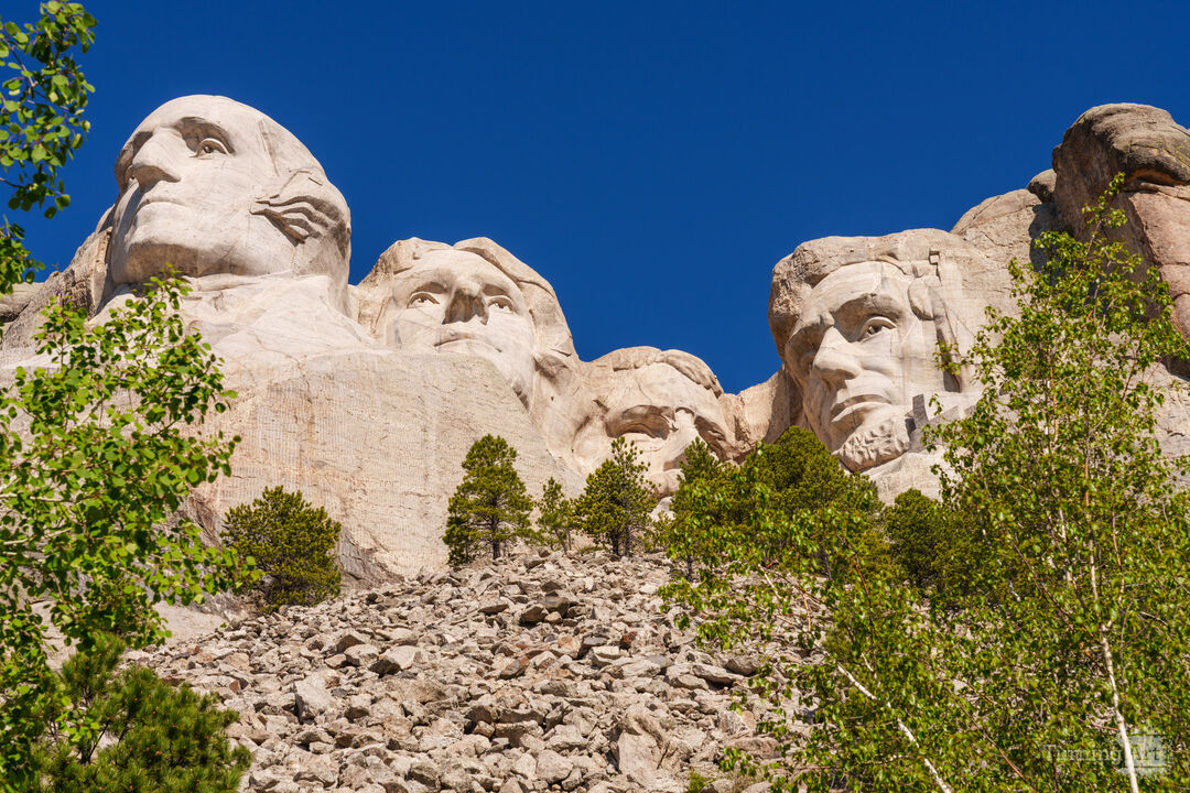 Below Mount Rushmore