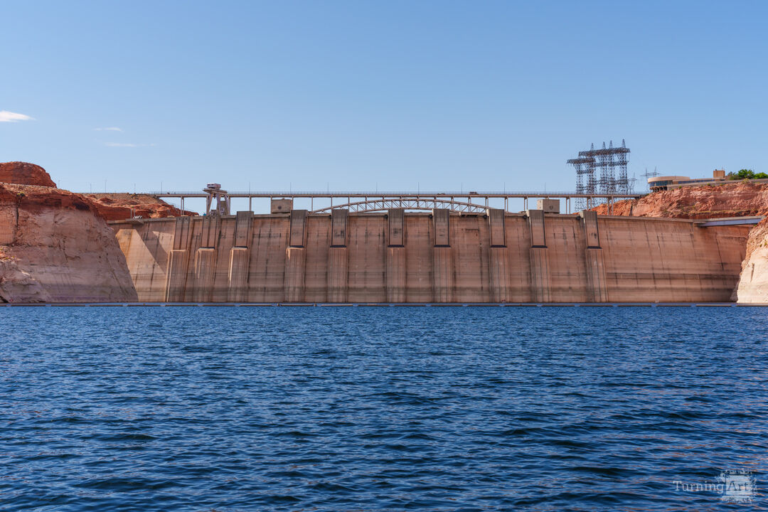 Glen Canyon Dam From Lake Powell