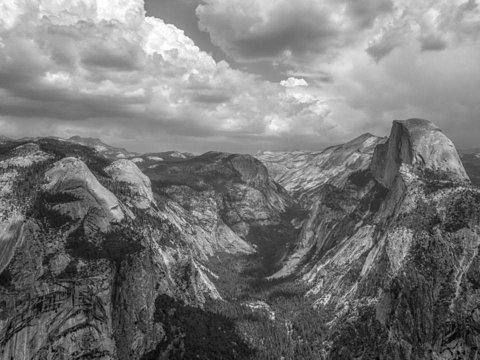 Majestic View From Glacier Point - Yosemite National Park