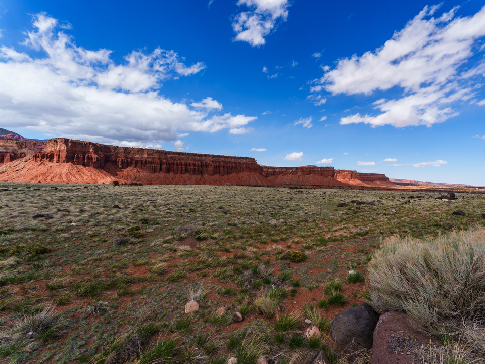 Red Rock Cliffs Torrey Utah