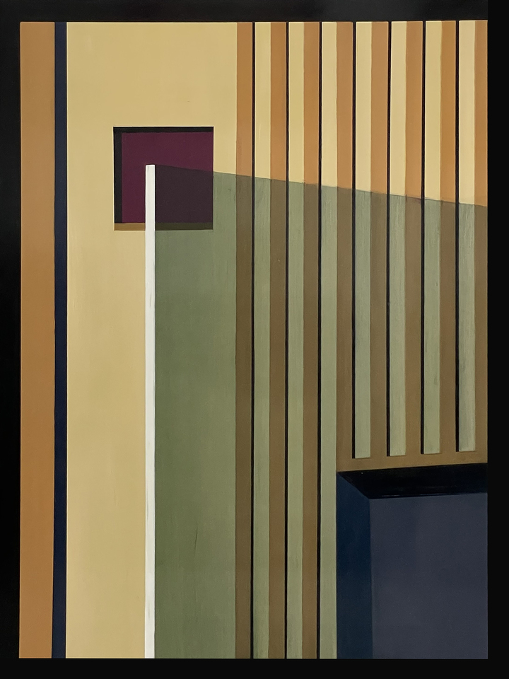 Crimson Window with a Loading Dock Door