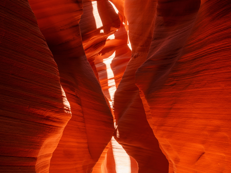 Bold Curves And Glow Antelope Canyon