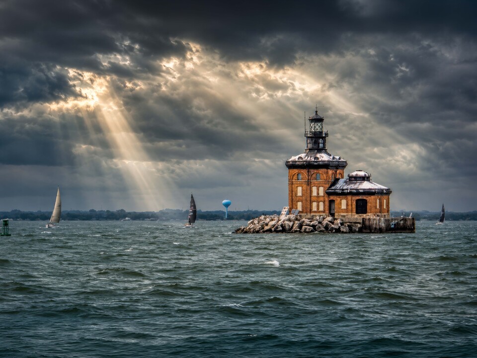 Light Over Toledo Harbor Lighthouse