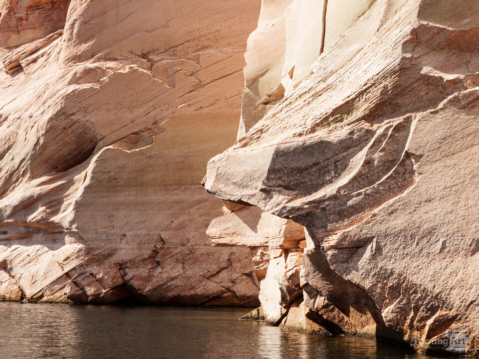 Textures Of Antelope Canyon