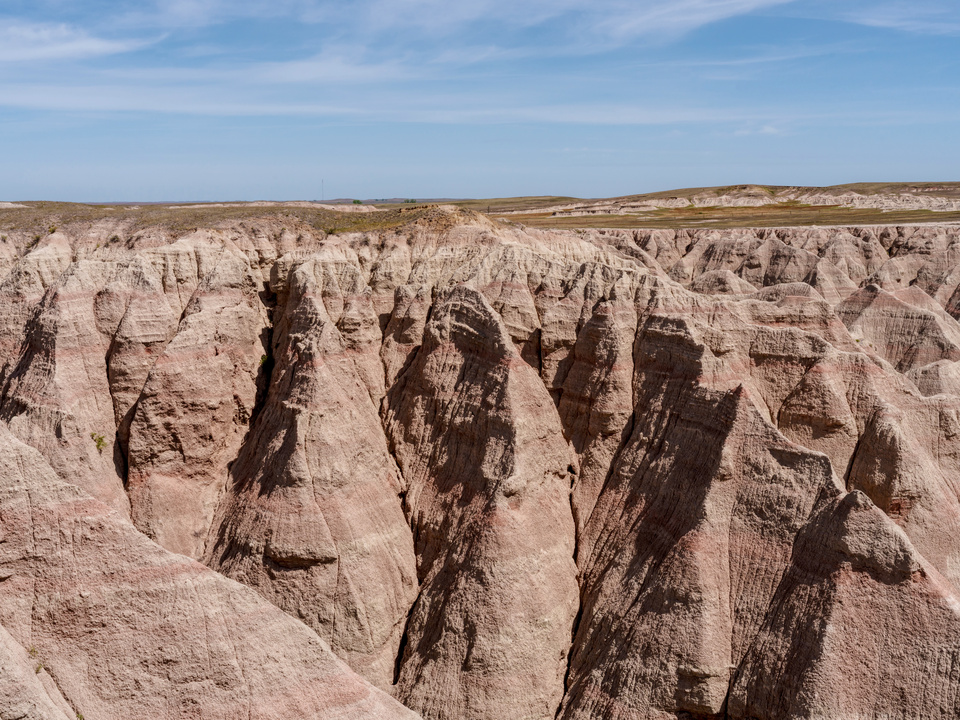 Rock Fins At Big Badlands Overlook