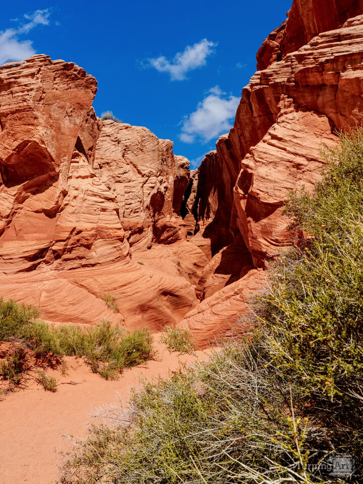 End Of Secret Antelope Canyon Vertical