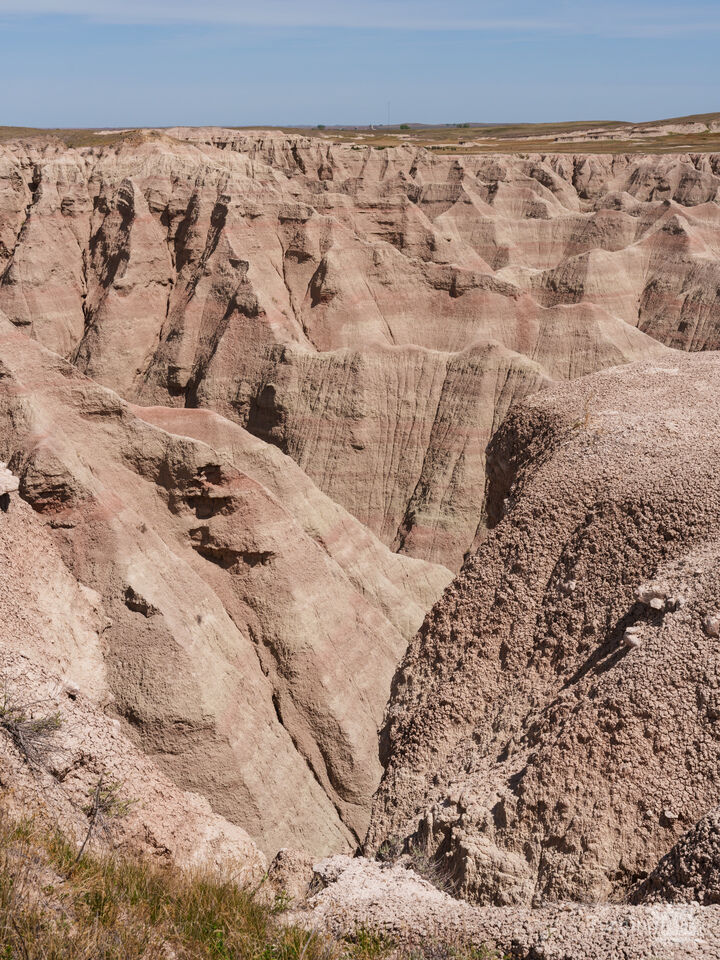 Surreal Landscape Big Badlands Overlook