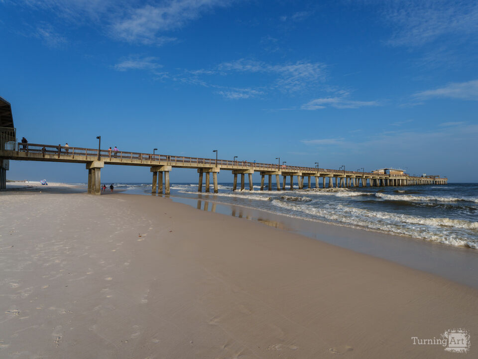 Gulf State Park Pier Shore View