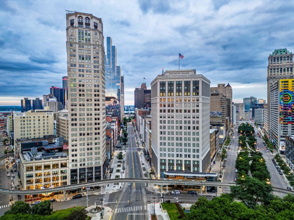 Detroit at Woodward and Washington