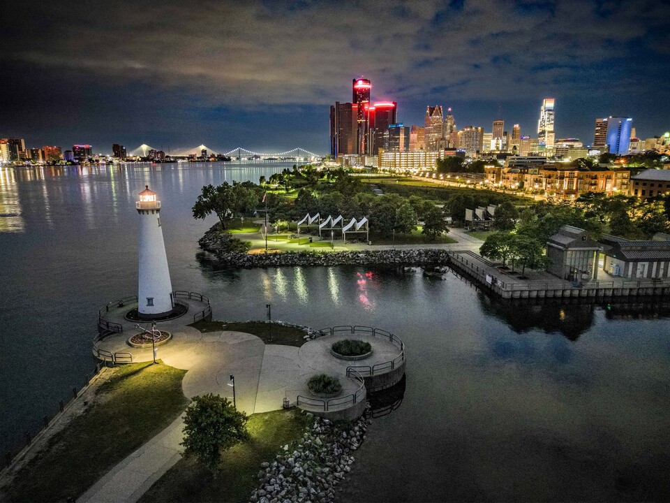 Detroit Nights at Milliken Lighthouse