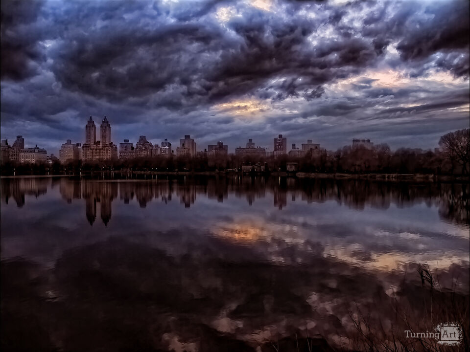 Central Park Reservoir Early Evening