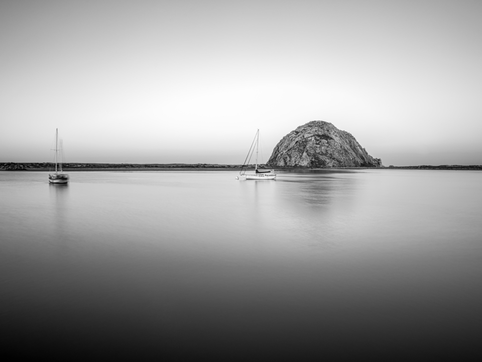 Morro Rock Coastal Landscape - Morro Bay 